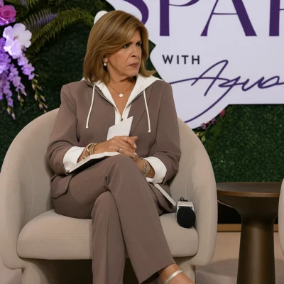 Hoda Kotb The Today Show Hooded Blazer