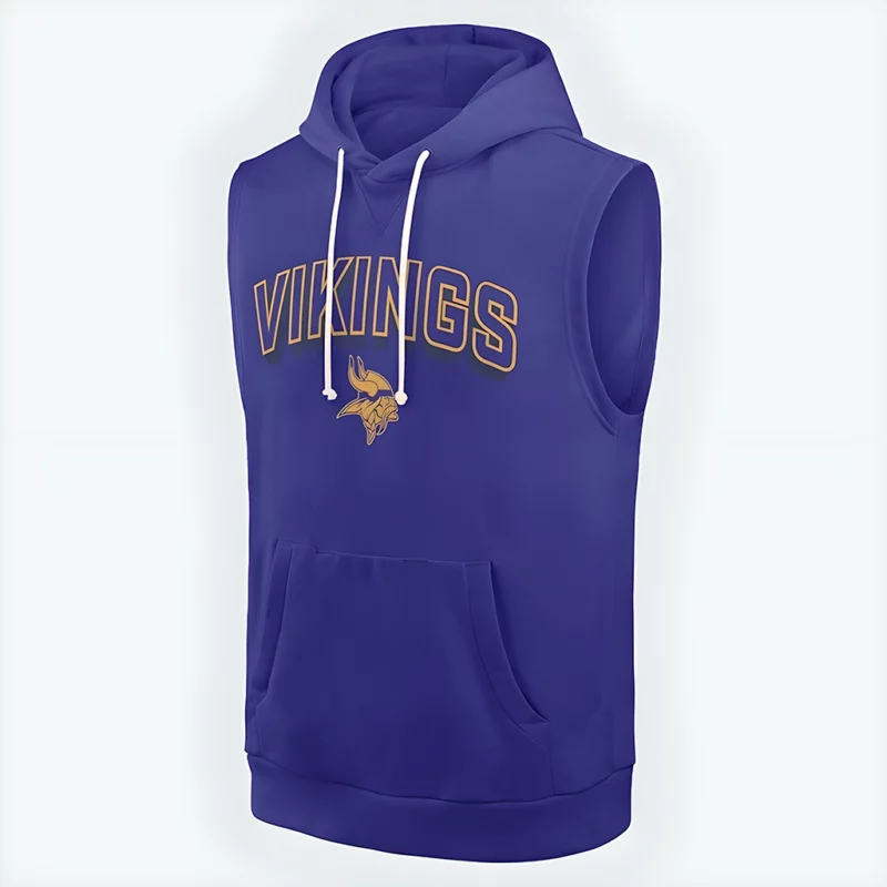 J.J. McCarthy Minnesota Vikings Sleeveless Hoodie