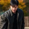 Jang Dong-yoon Queen Mantis Leather Jacket