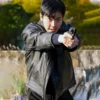 Jang Dong-yoon Queen Mantis S01 Cha Soo-yeol Black Leather Jacket