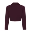 Javicia High Potential Burgundy Jacket1