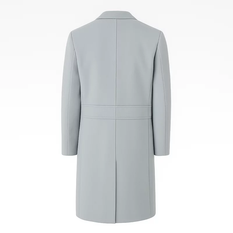 Jeff Bezos Paris Fashion Week 2025 Grey Coat