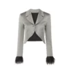 Jenna Ortega Ann Demeulemeester Blazer