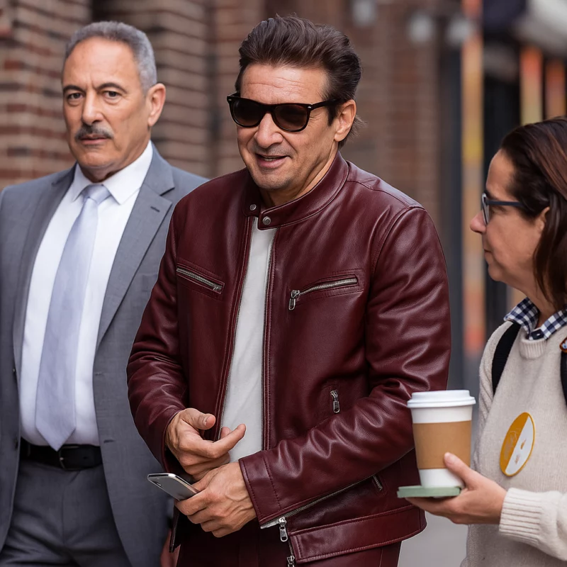Jeremy Renner The Late Show With Stephen Colbert Jacket