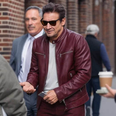 Jeremy Renner The Show With Stephen Colbert Jacket