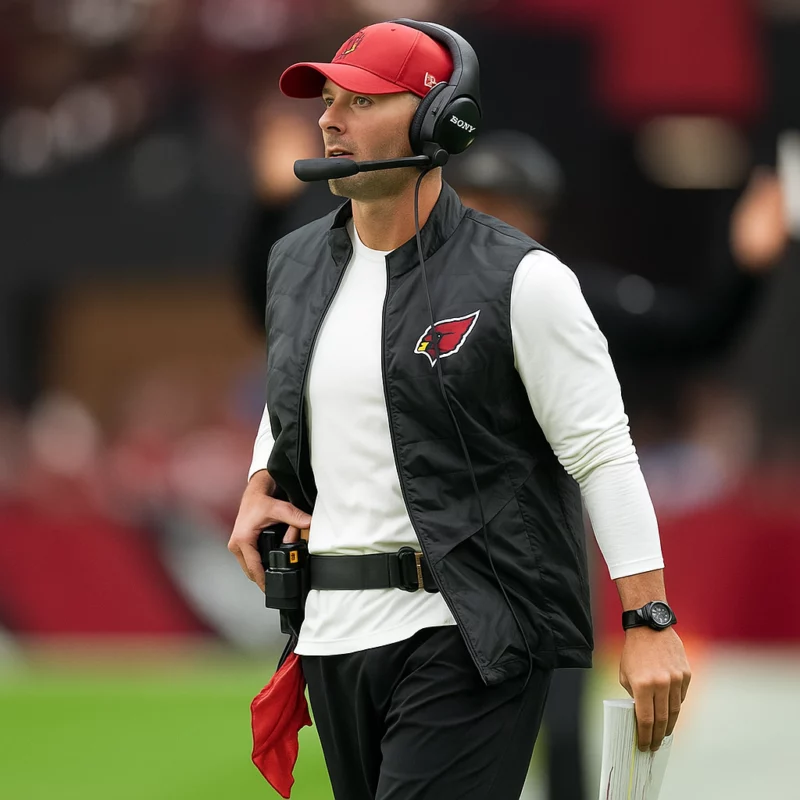 Jonathan Gannon Arizona Cardinals 2025 Puffer Vest