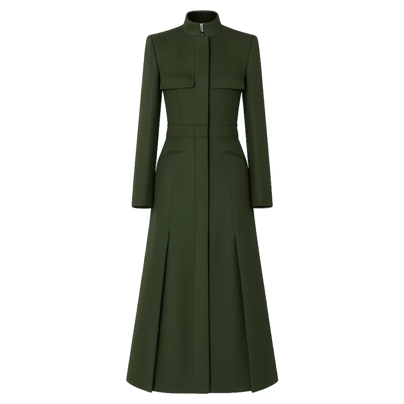 Kate Ireland Visit Coat