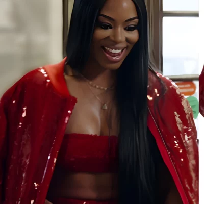 Keiarna Stewart Real Housewives of Potomac Red Jacket