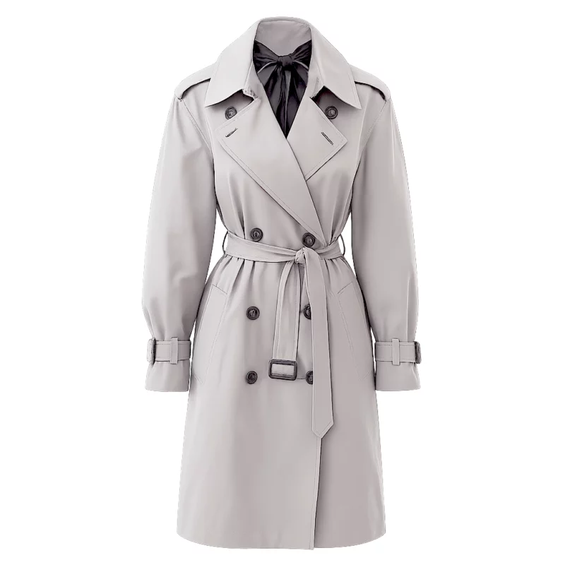 Kim Kardashian Maison Margiela 2025 Grey Coat