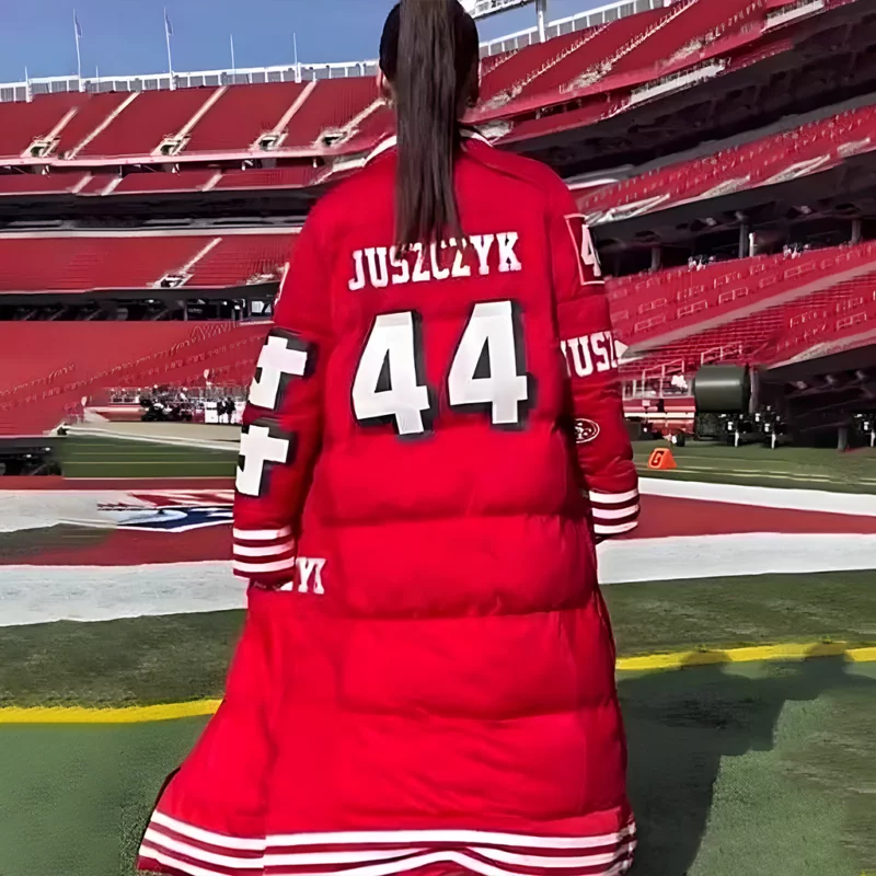 Kristin Juszczyk 49ers Coat