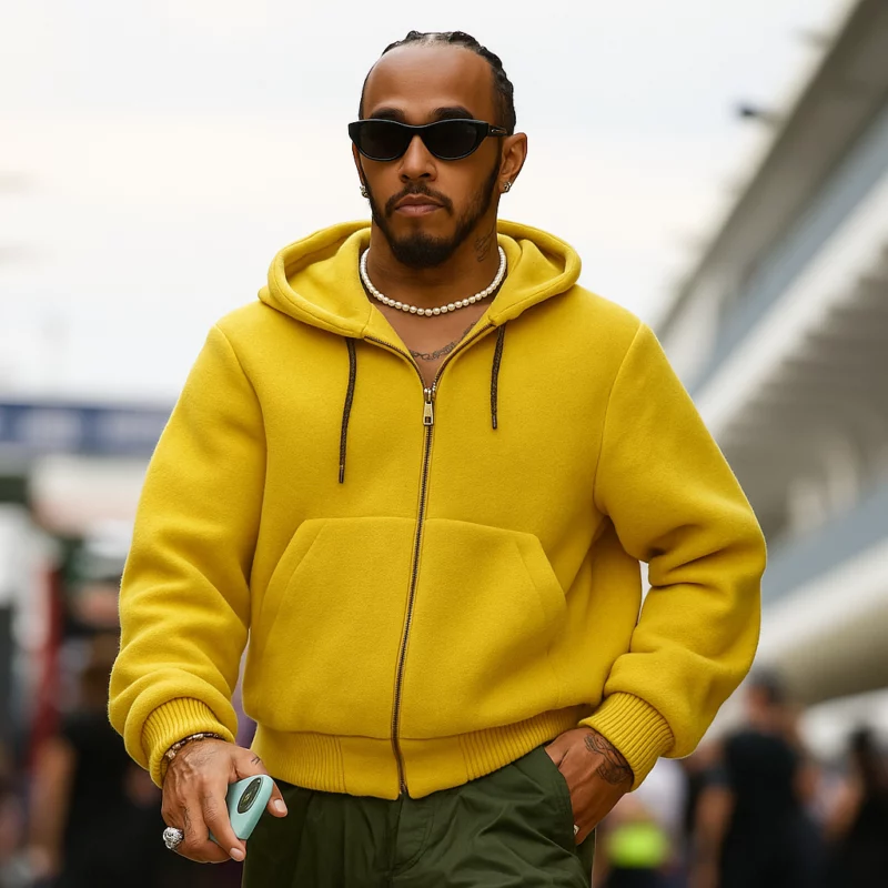 Lewis Hamilton F1 Yellow Jacket