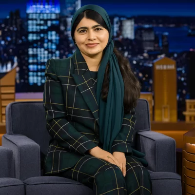 Malala The Tonight Show Suit