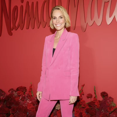 Neiman Marcus 2025 Leslie Bibb Pink Blazer