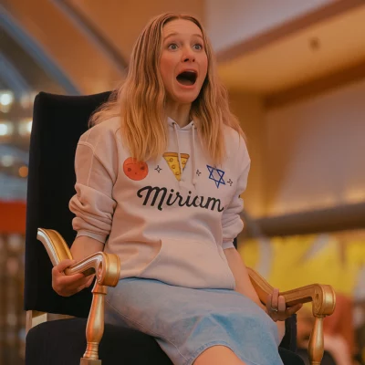 Nobody Wants This Kristen Bell White Hoodie