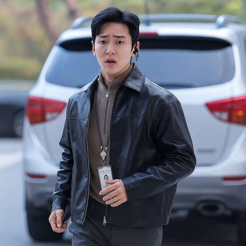 Queen Mantis 2025 Cha Soo- Leather Jacket