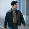 Queen Mantis 2025 Cha Soo-yeol Leather Jacket