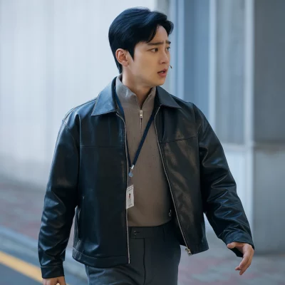 Queen Mantis 2025 Cha Soo-yeol Leather Jacket