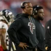Raheem Morris Atlanta Falcons Sideline Black Hoodie
