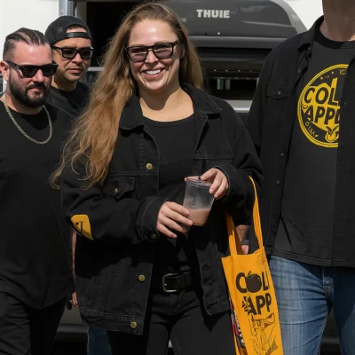 Ronda Rousey Golden Apple Comics Jacket