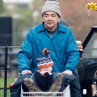 Rowan Atkinson Man VS Baby Jacket