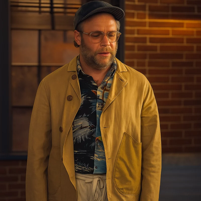 Seth Rogen Platonic S02 Brown Jacket