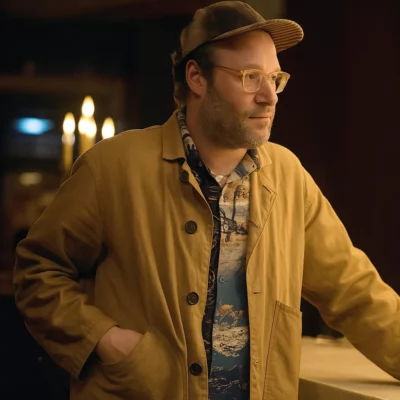 Seth Rogen S02 Brown Jacket
