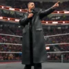 Seth Rollins WWE RAW Black Long Coat