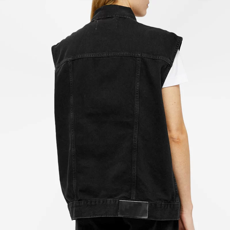 ShaniquaOkwok Maigret S01 Janvier Black Denim Vest