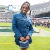 Simone Biles Game Day Denim Jacket