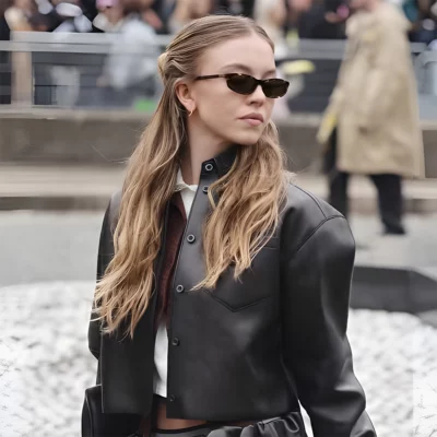 Sydney Sweeney Fashion Week Jacket
