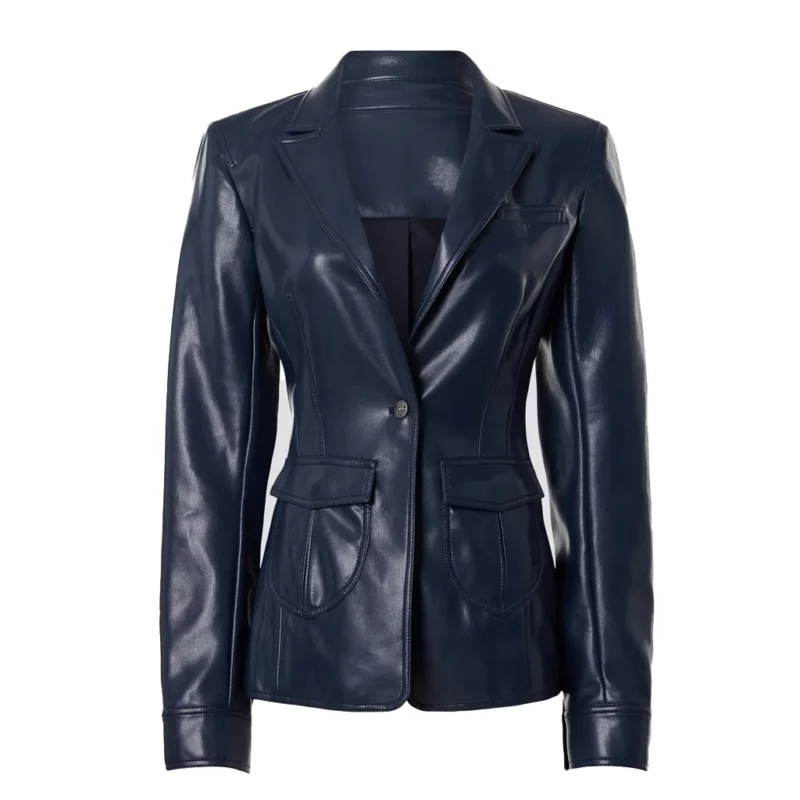 The Today Show Christine Leather Blazer