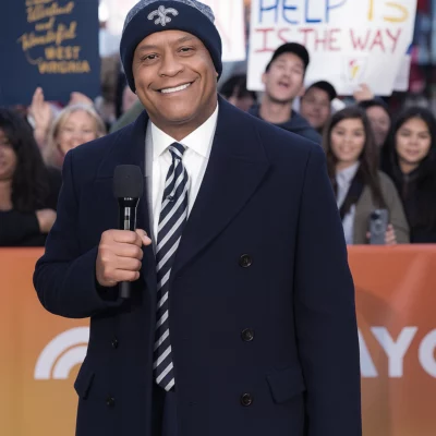 The Today Show Craig Melvin Blue Coat