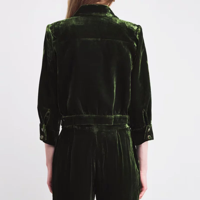 The View 2025 Behar Green Velvet Jacket