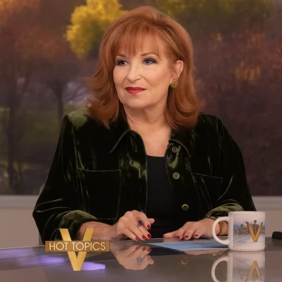 The View 2025 Joy Behar Green Velvet Jacket