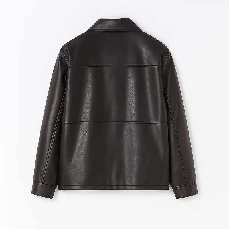 The Voice S28 Aarik Black Leather Jacket