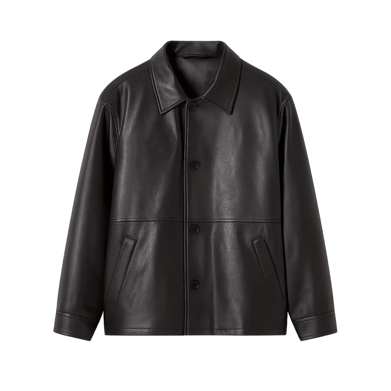 The Voice S28 Duncan Black Leather Jacket