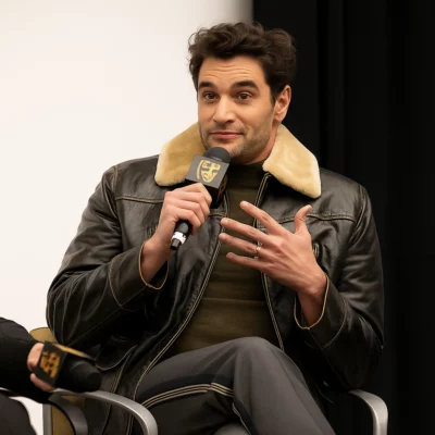 Tom Bateman Hedda BAFTA Jacket