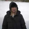 Alexandra Breckenridge My Secret Santa Black Coat