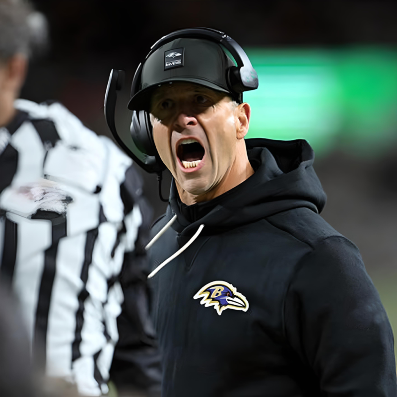 Baltimore Ravens Sideline Harbaugh Hoodie