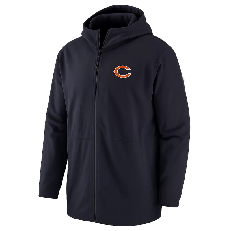 Ben Johnson Chicago Bears Parachute Jacket Front