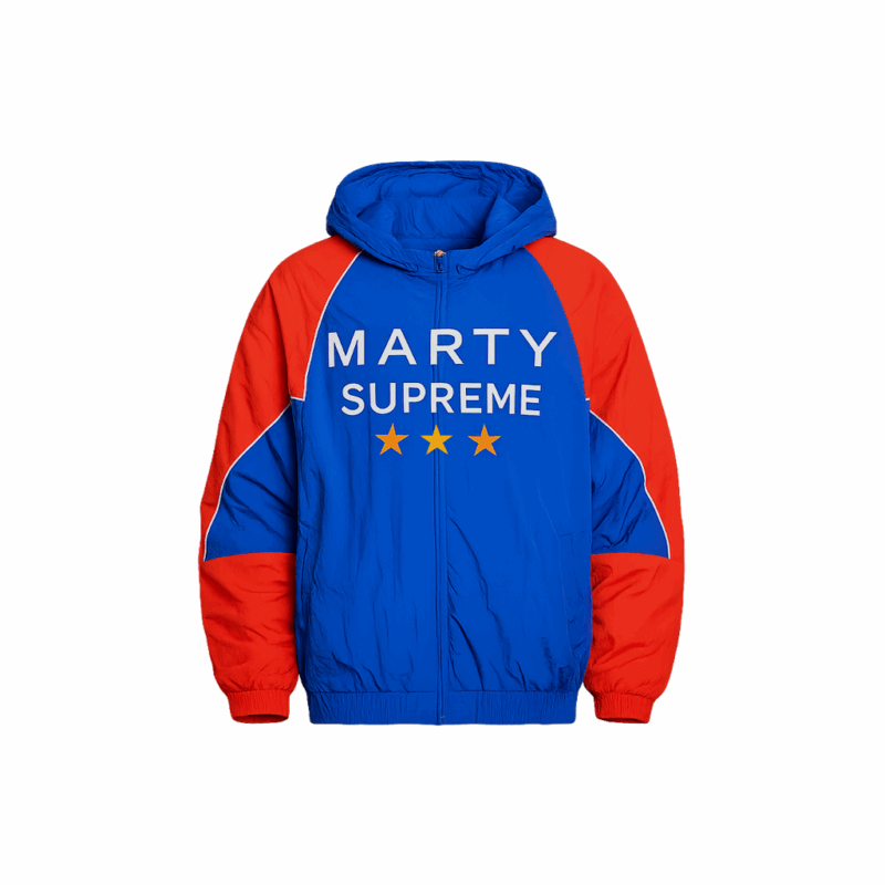 Blue Hooded Jacket