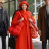 Carrie Preston Elsbeth S03 Red Coat