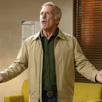 Chicago Fire S14 David Eigenberg Beige Jacket