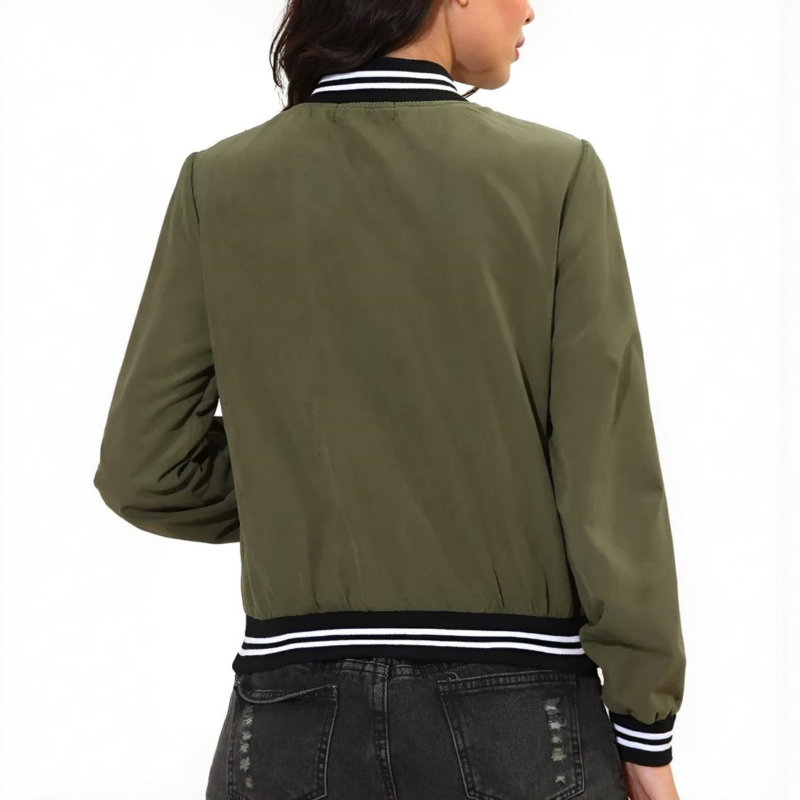 Christmas Marissa Green Bomber Jacket