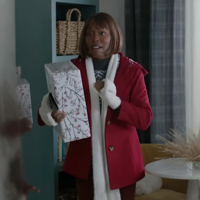 Christmas On Duty Aleta Myles Hooded Red Coat