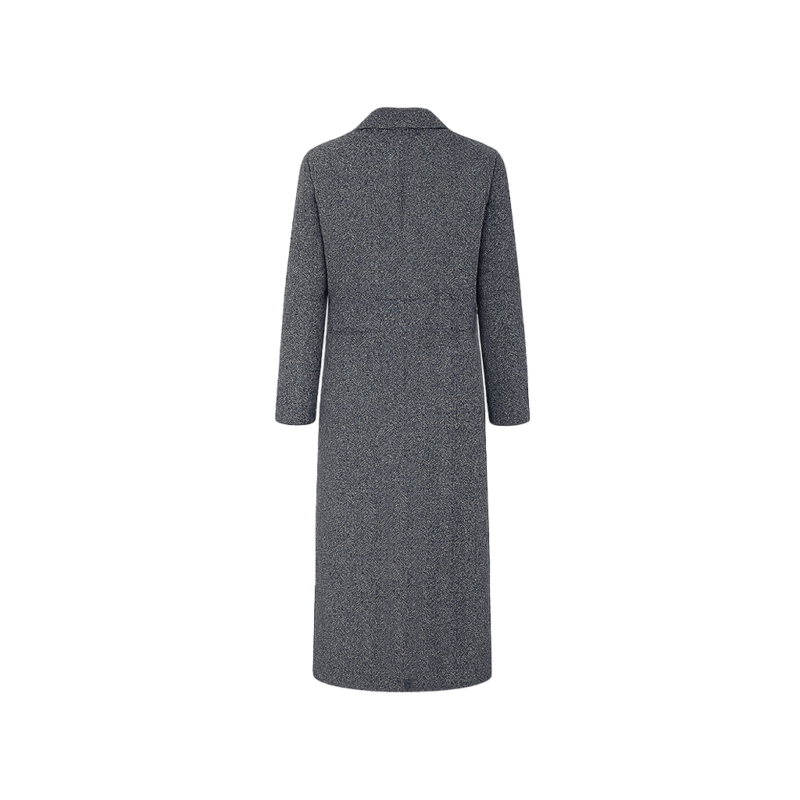 Claudia Winkleman Celebrity Traitors Grey Coat