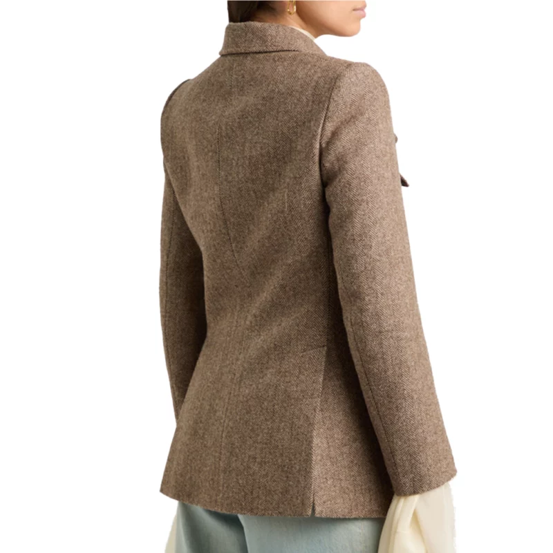 Claudia Winkleman Celebrity Traitors Wool Jacket