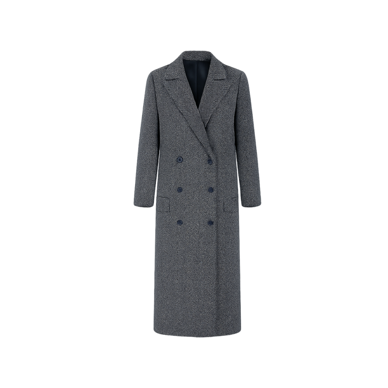 Claudia Winkleman The Celebrity Traitors S01 Grey Long Coat