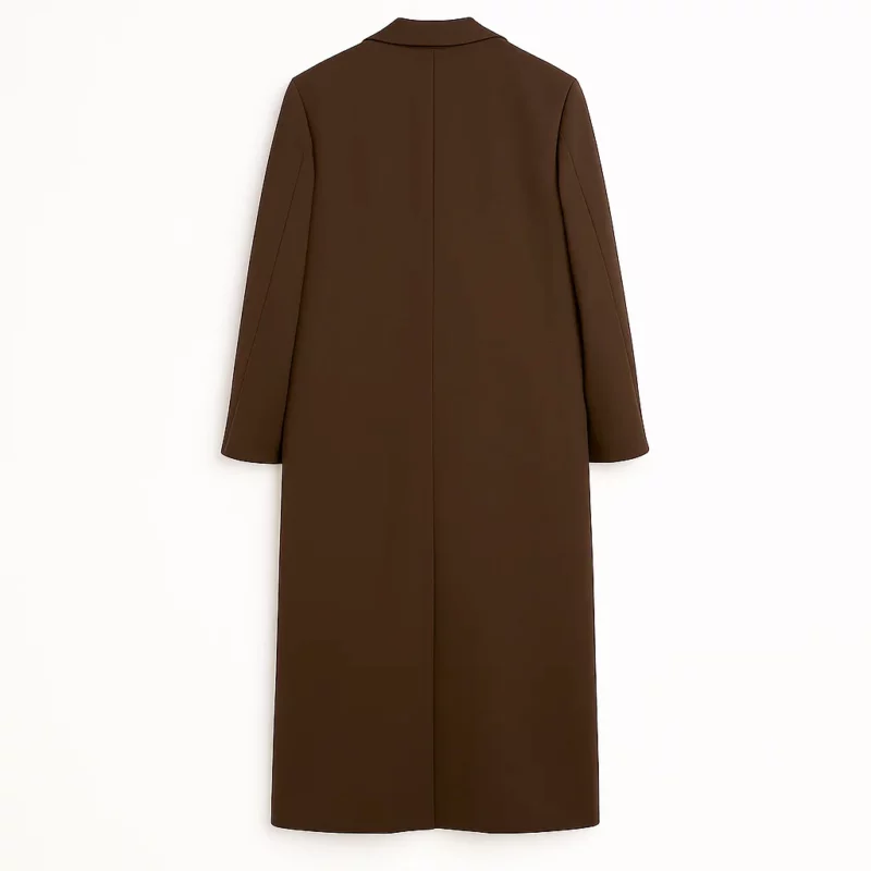 Claudia Winkleman The Traitors Brown Coat