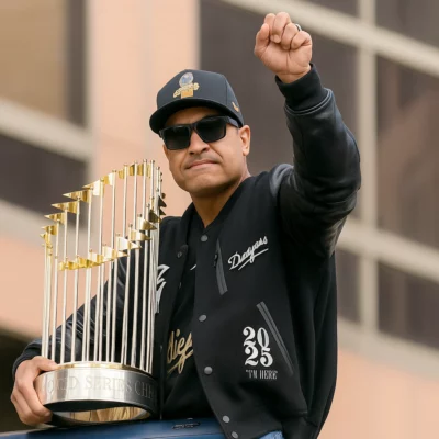Dave Roberts Dodgers Championship Parade Jacket